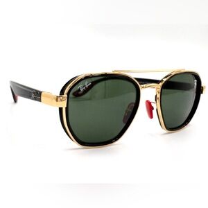 Ray-Ban RB3676M Scuderia Ferrari Sunglasses F029/71 Arista Green G15!Lens